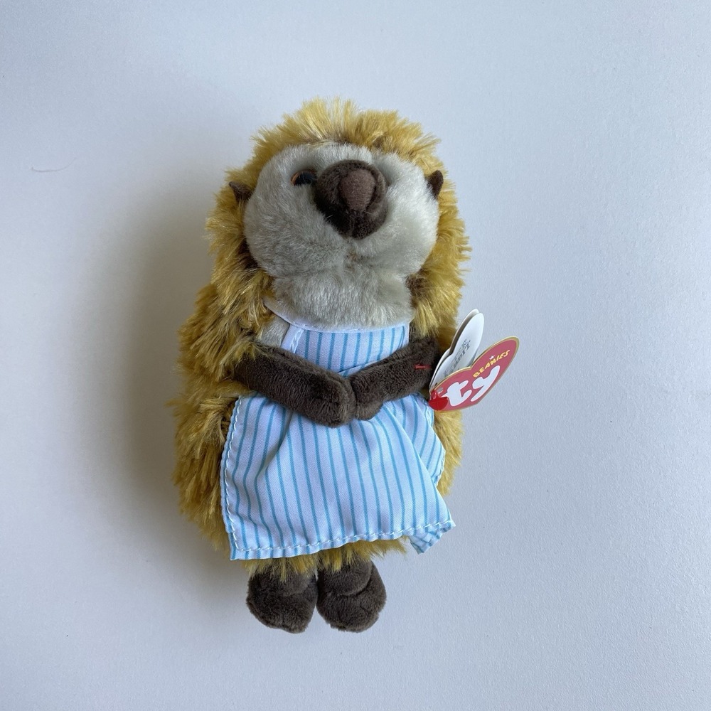 TY Beanie Baby 7" MRS TIGGY WINKLE (Peter Rabbit Movie) Plush‎ Animal 2017